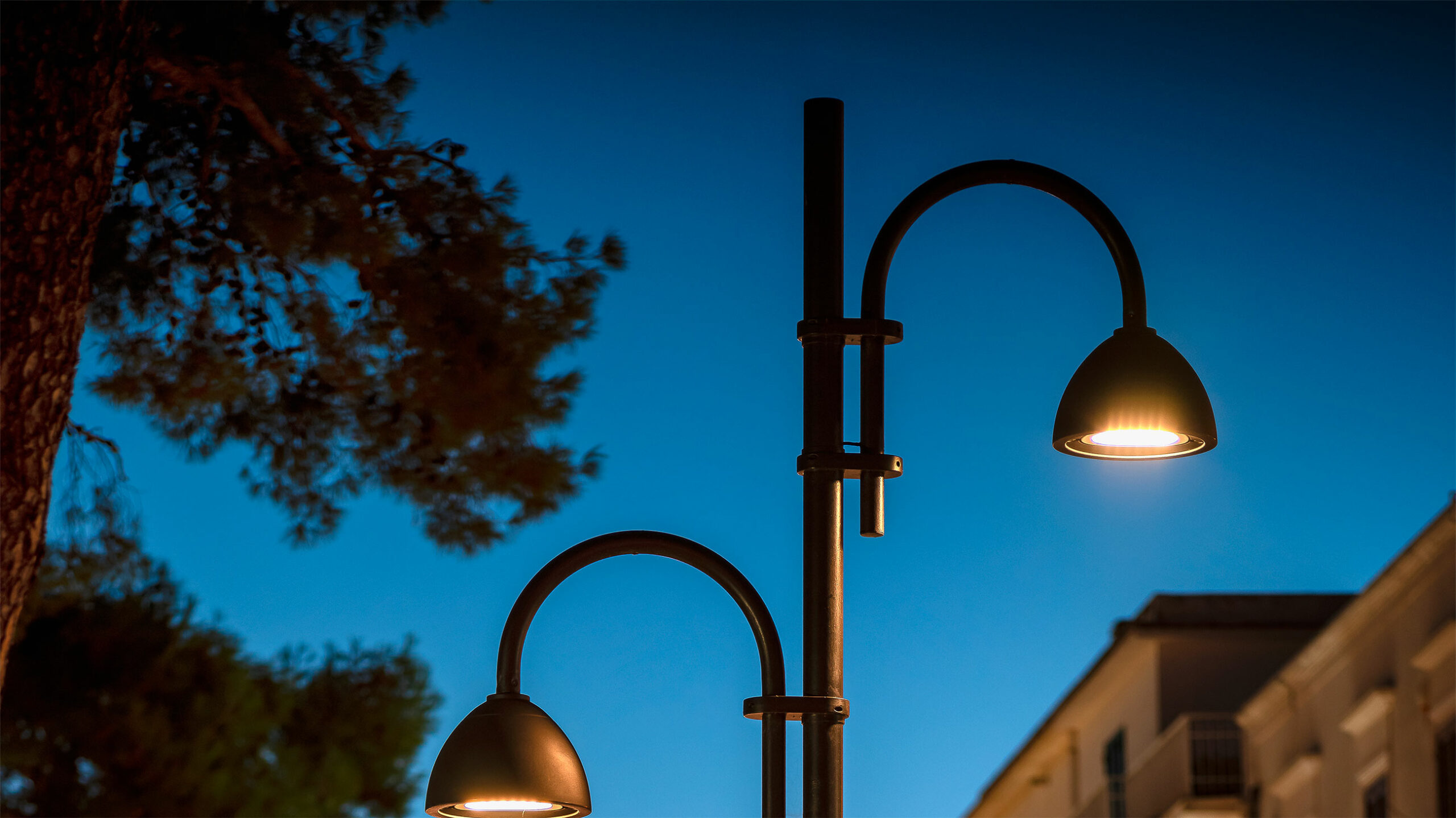 Parkbelysning i Ronneby med Nordic LED.