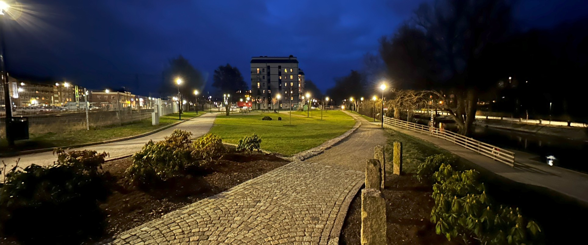 Parkbelysning i Ronneby med Nordic LED.